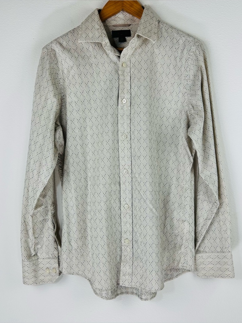 Banana Republic Men’s Y2K Textured Casual Button Down Shirt Size S